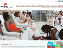 Tablet Screenshot of marienoellespa.com